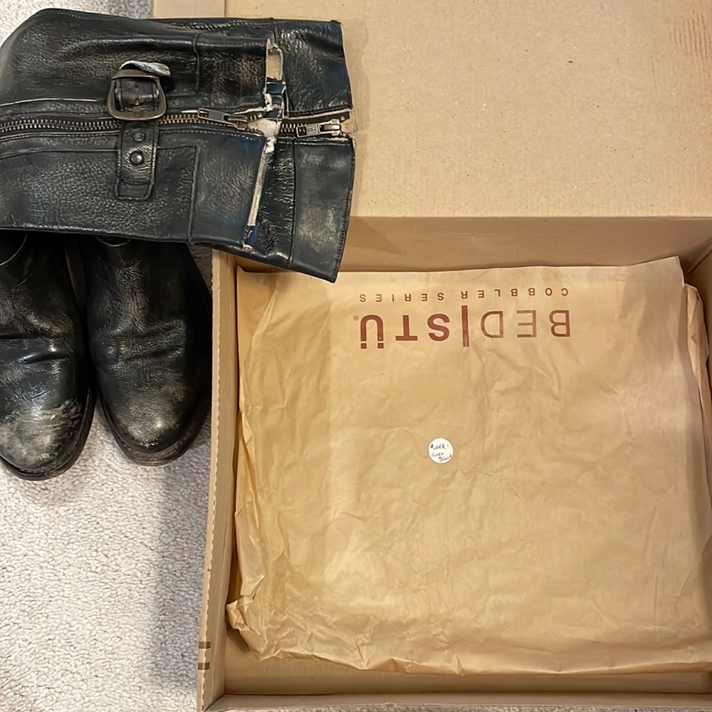 Bed Stu black boots